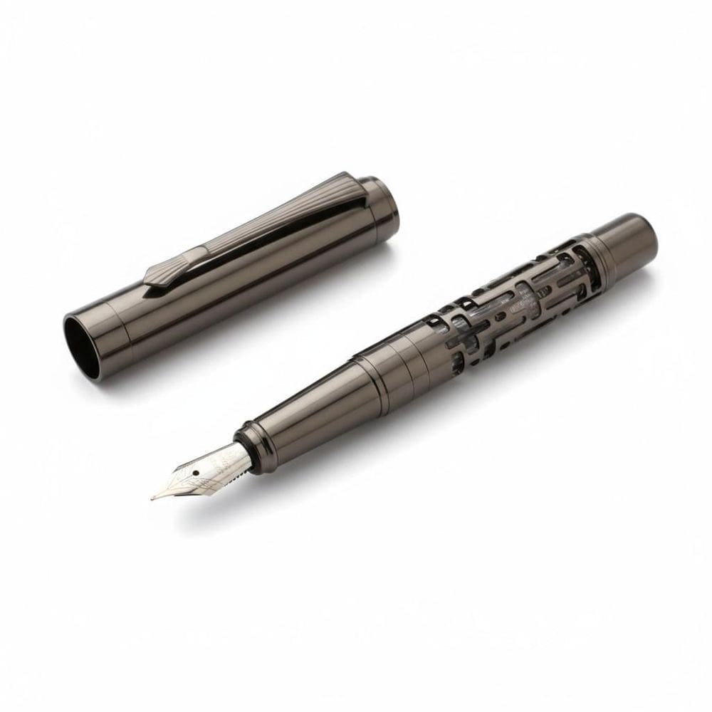 Caneta Tinteiro Metal Pena 0,5Mm Sofisticada Elegante Luxo