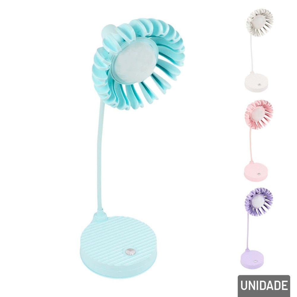 Luminária de Mesa 37cm EM LED Flor Touch Color - Tudo em Caixa