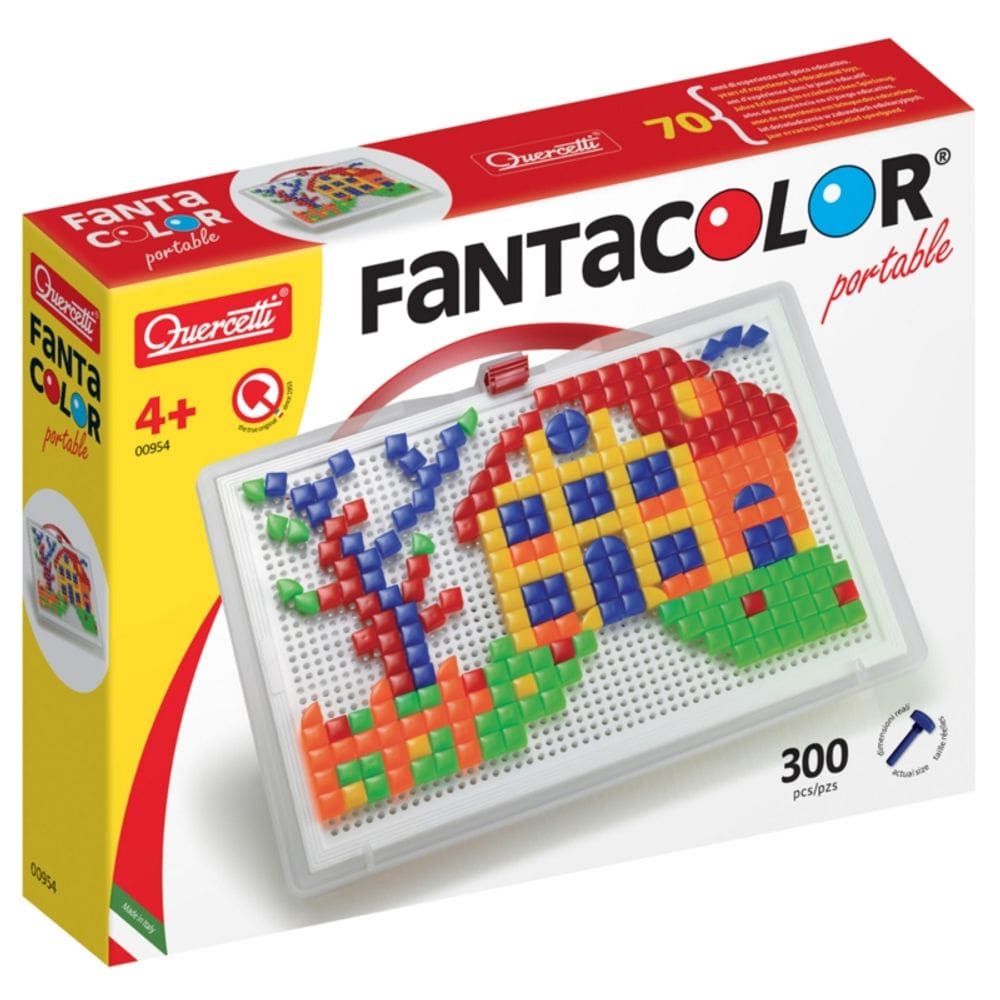 Mosaico portátil Mosaic Game de 300 peças com estojo e suporte