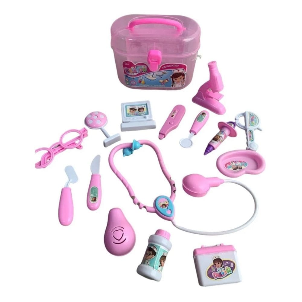 Conjunto de instrumentos médicos Toy Briefing Doctor para meninas