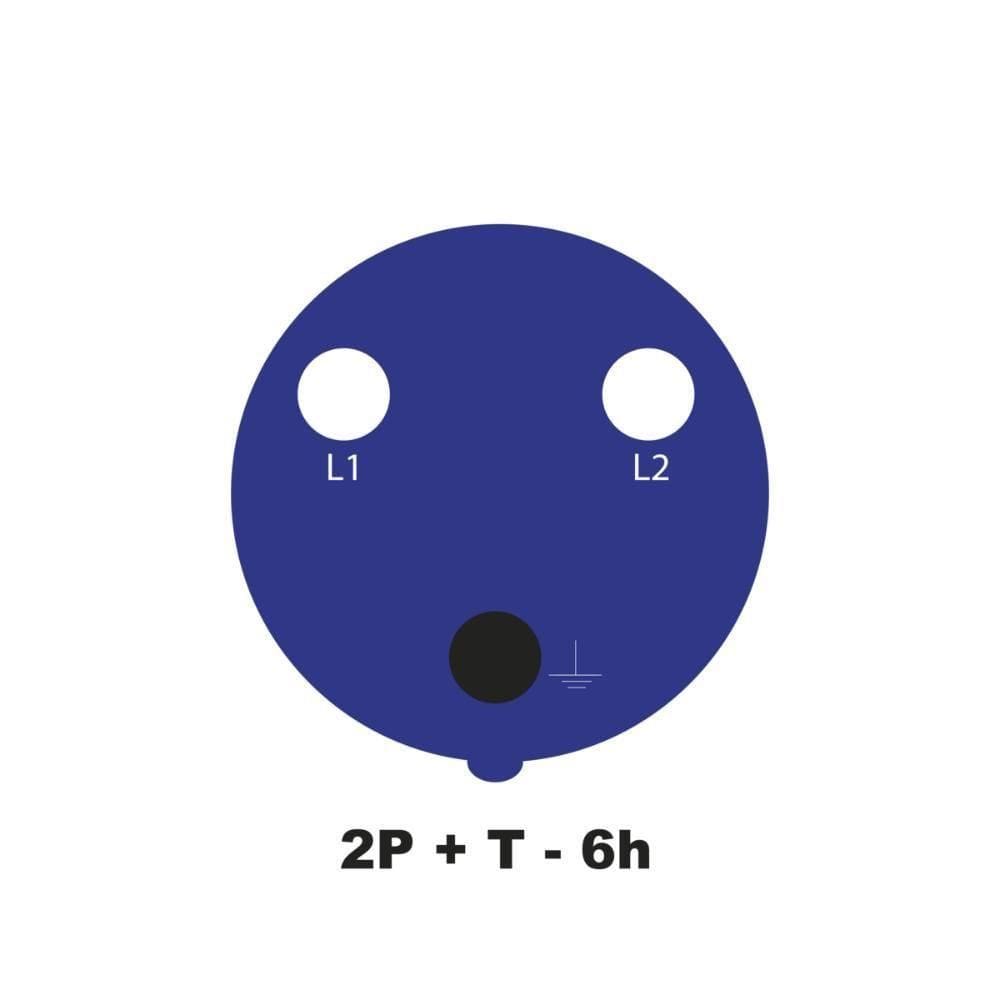 Tomada De Sobrepor Industrial 2p T 63 A 220-250 Vca 6 H Tramontina