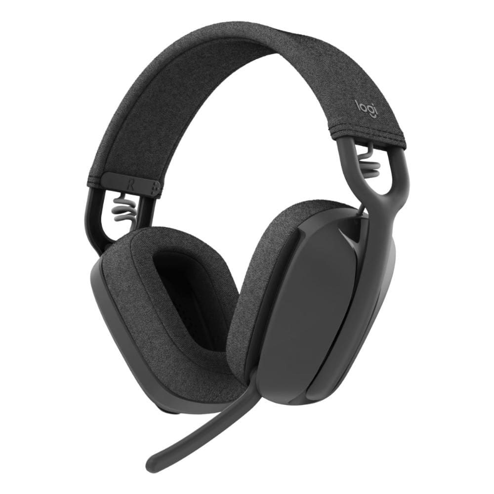 Headset Gamer sem Fio Logitech Vibe 100 G HUB Drivers 40mm Lightspeed e Bluetooth Grafite 981-001214