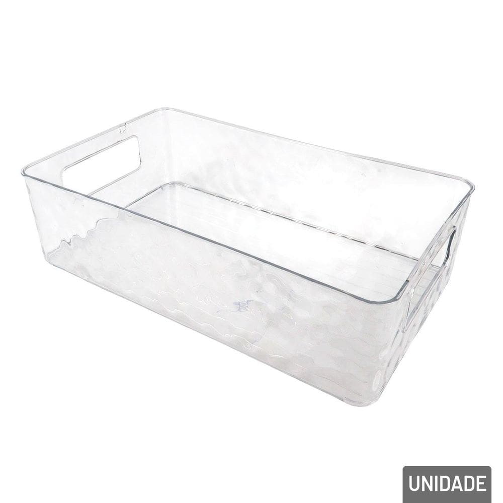 Organizador Multiuso Plástico 15x26cm com Alça - Tudo em Caixa