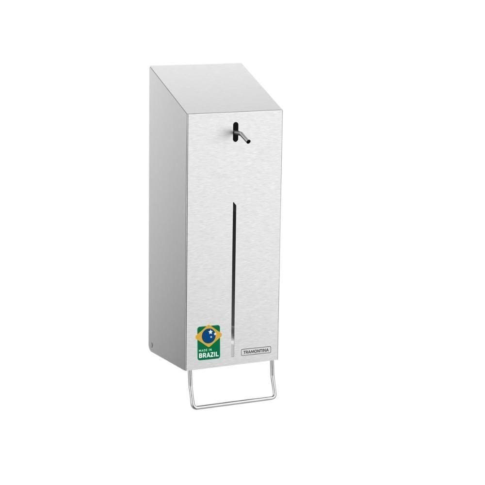 Dispenser Para Sabão E álcool Gel Tramontina Inox 1 Litro