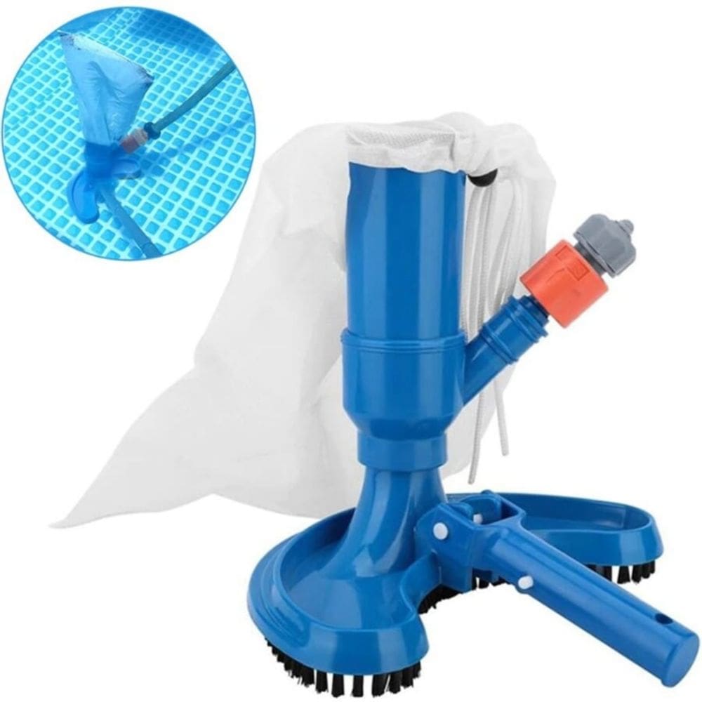 Escova de cabeça de aspirador de pó para limpeza de piscina com conector rápido