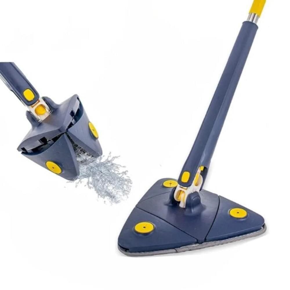 Esfregão Mop Giratório Limpa Vidros Esfregão 360 Graus Rodo Limpeza Microfibra Articulado