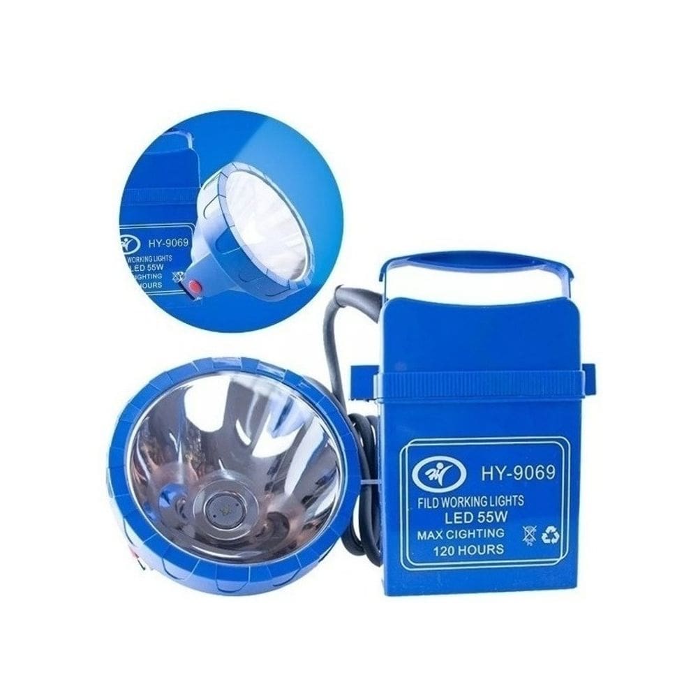 Lanterna LED Hunting 55W HY-9069 com bateria recarregável