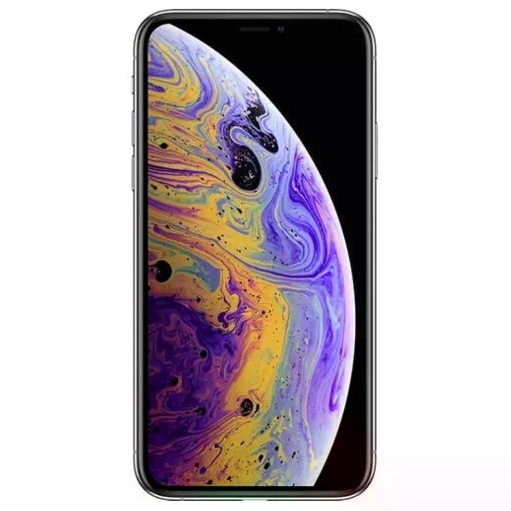 Usado: iPhone XS 64GB Prata - Muito Bom