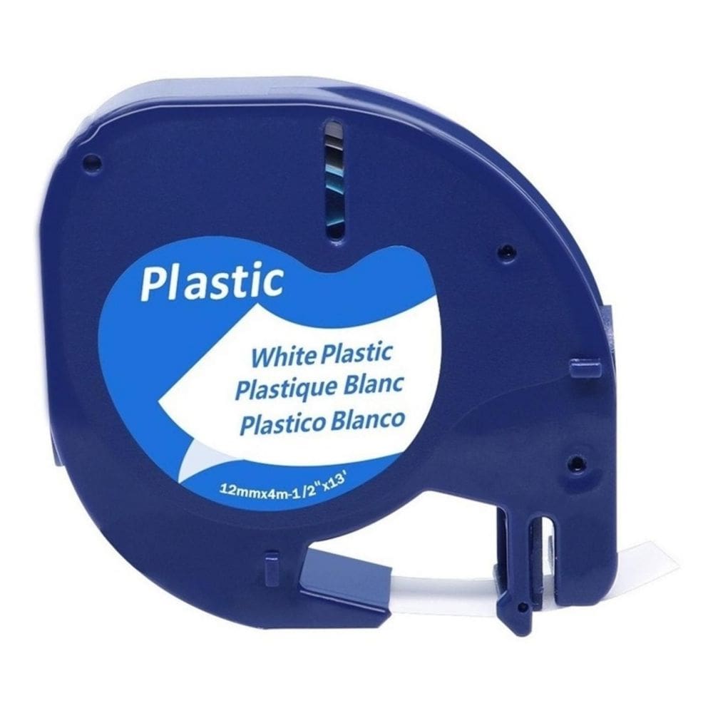 Fita de etiqueta Dymo Letratag Alternative 12mm x 4m branca