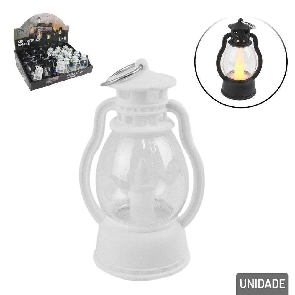 Luminária de LED 9cm Lamparina Decorativa Color - Tudo em Caixa