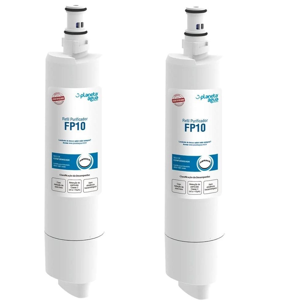 KIT 2 Refis FP10 Para Purificadores Consul  CPB34, CPB34AB, CPB34AS, CPB34AF, CPC35, CPB36AF, CPB36AB.