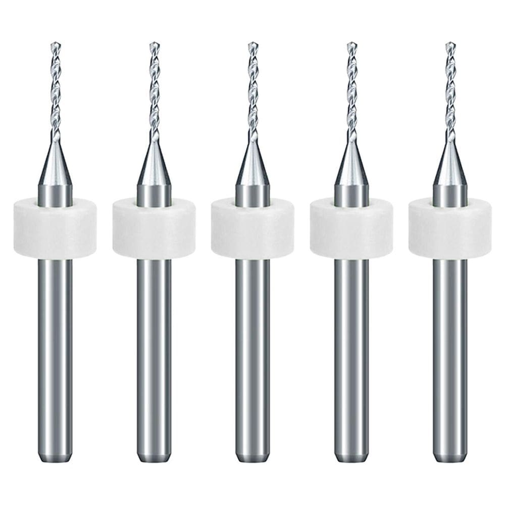 Kit 5 Brocas Tungstênio 1Mm Haste 3Mm Pcb Placa Circuito