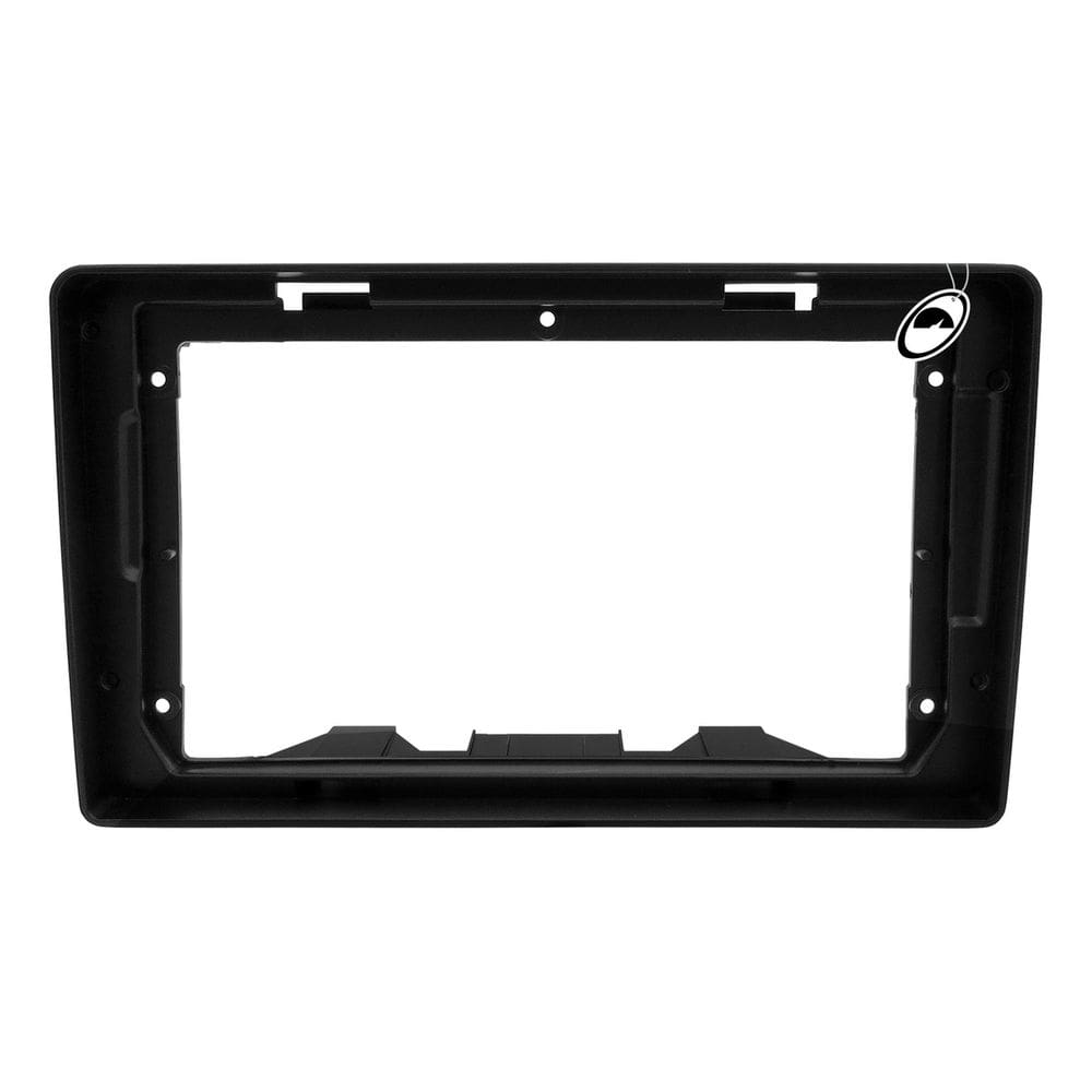 Moldura De Painel 2 Din 9 Polegadas Duster 2020 em Diante Preto