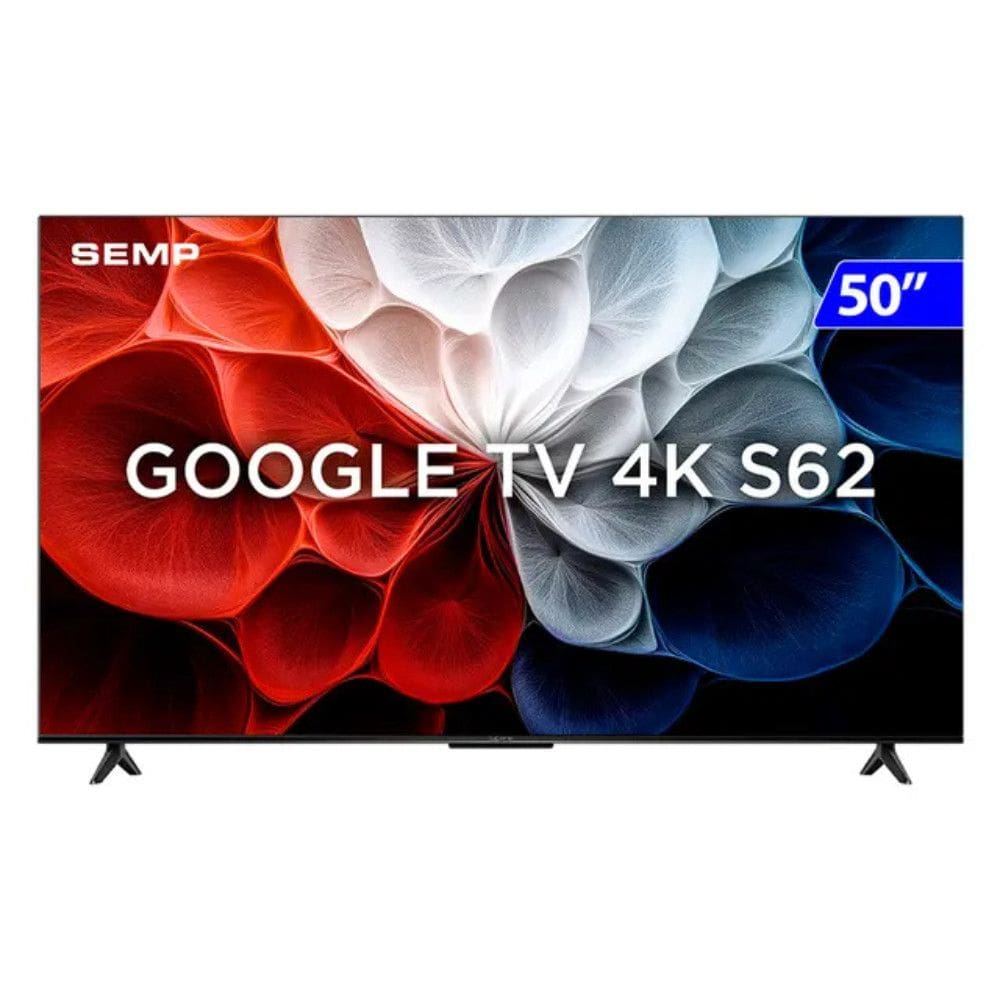 Smart TV Semp LED 50 4K Wi-Fi Android TV HDR 10+ 50S62
