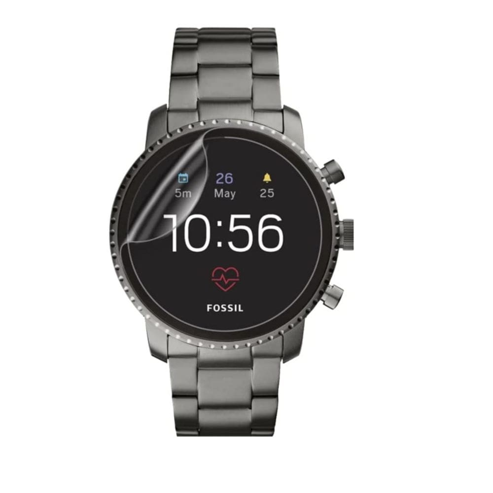 Película protetora de tela de hidrogel, 2 peças para Fossil Q Explorist H