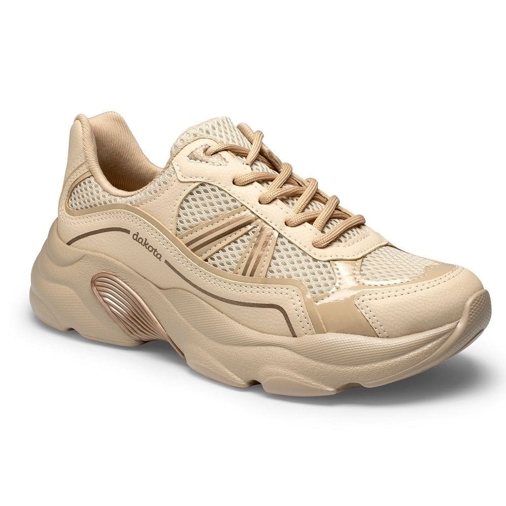 Tênis Esportivo Dakota D0971 Feminino - Nude