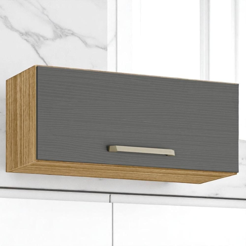 Armário Refrigerador 700 Ametista Freijó Gris