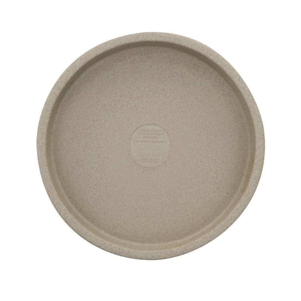 Prato Para Vaso Tramontina Em Polietileno Granito Areia M