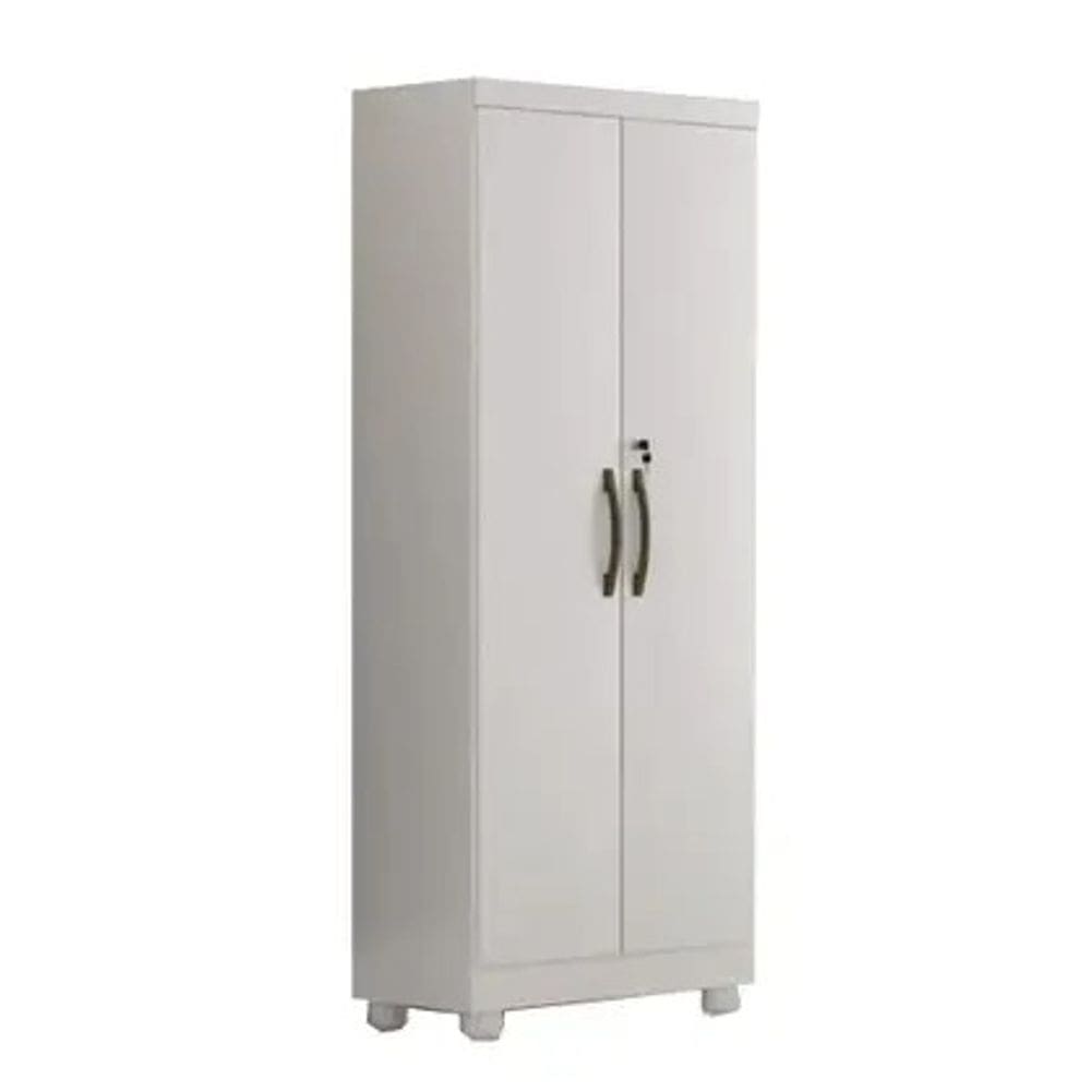 Armário Multiuso 2 portas com chave TORONTO BRANCA