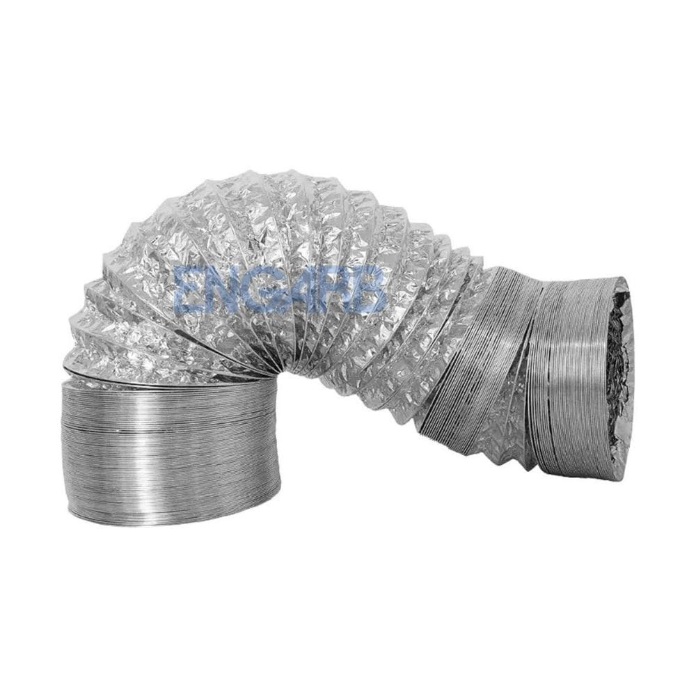 Tubo Alumínio 10 X 5 Metros Ventilação Secadora Industrial