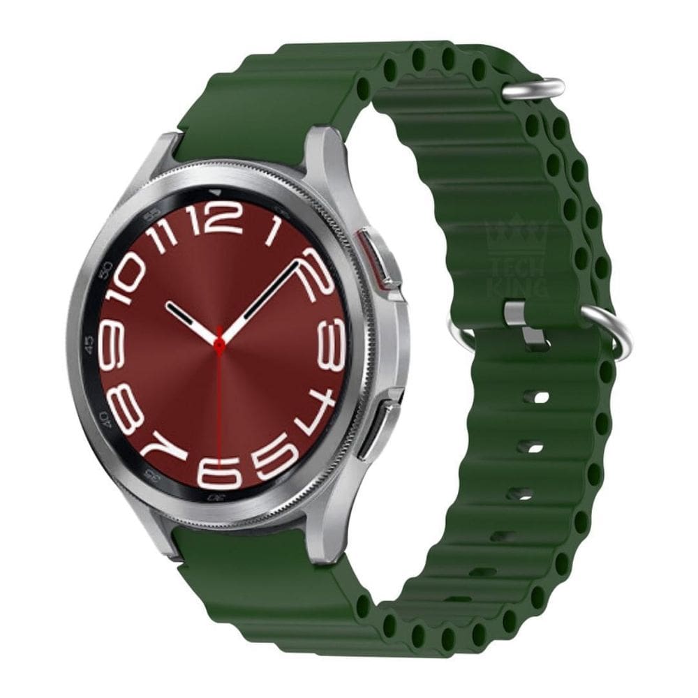 Pulseira Correa De Silicone Ondulada Para Watch6 Classic 43