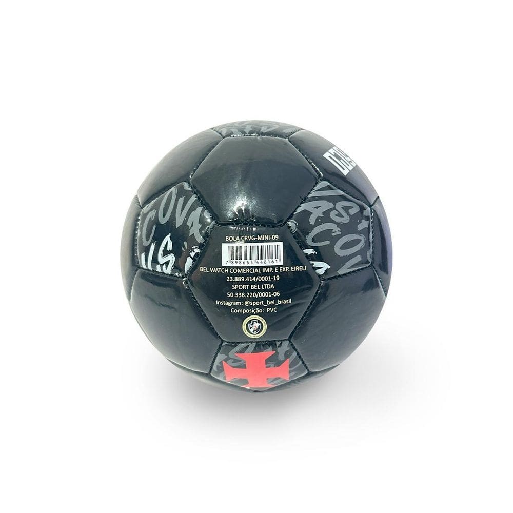 Bola Oficial Vasco Futebol De Campo Crvg-Cpo-9 Licenciada
