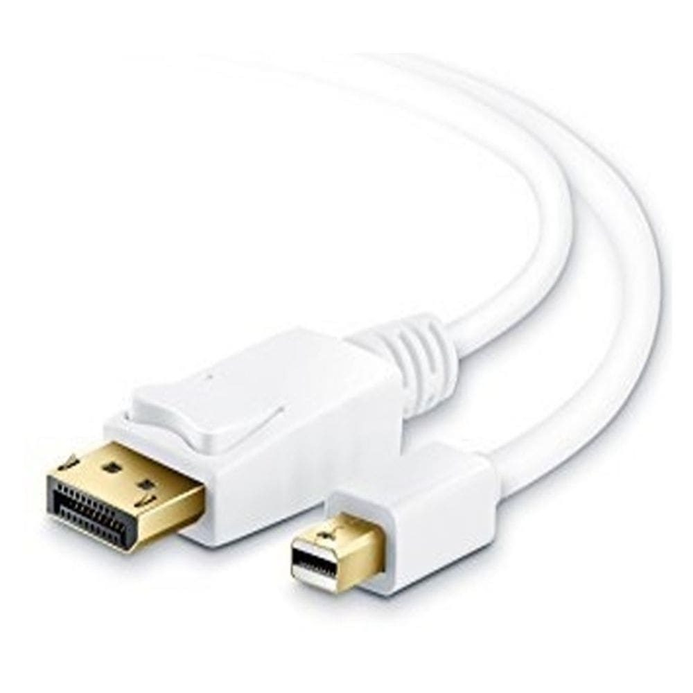 Cabo Mini DisplayPort para DisplayPort de 1,8 m - Branco