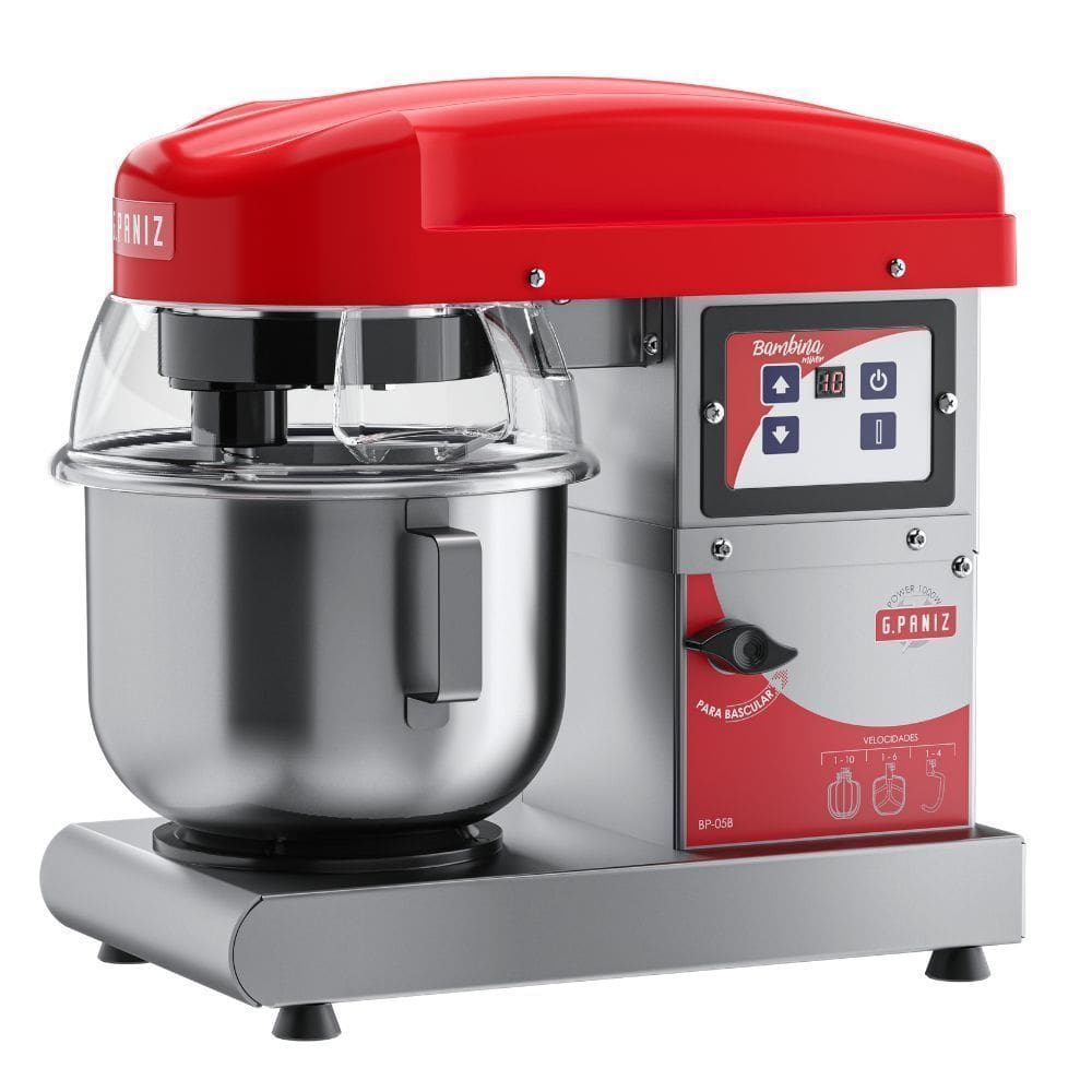 Batedeira Planetária Bambina Digital 5 Litros BP05B Inox G.Paniz Bivolt