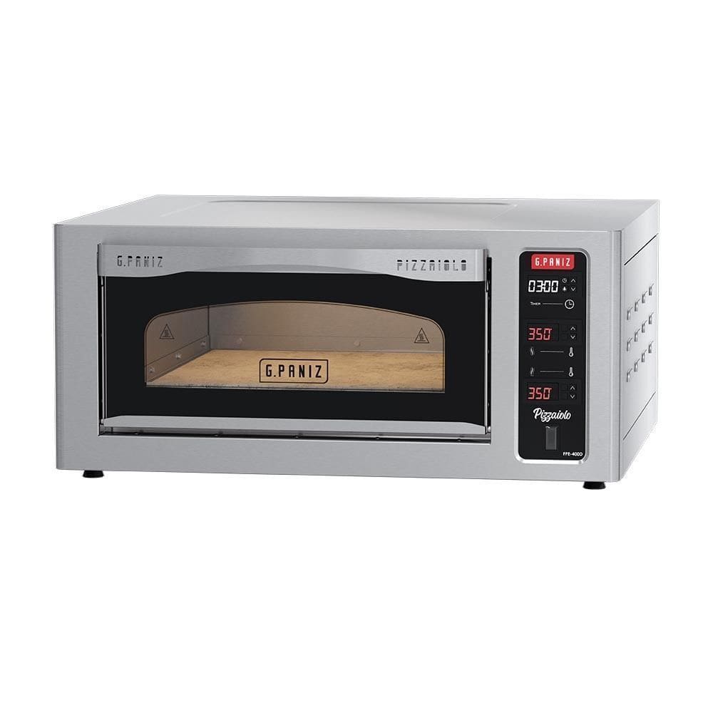Forno Lastro para Pizza Digital FPE400D Inox G.Paniz 220V