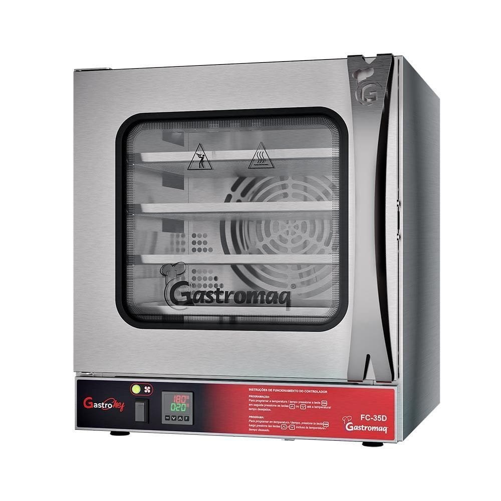 Forno Convector Gastrochef Digital FC35D Inox Gastromaq 220V