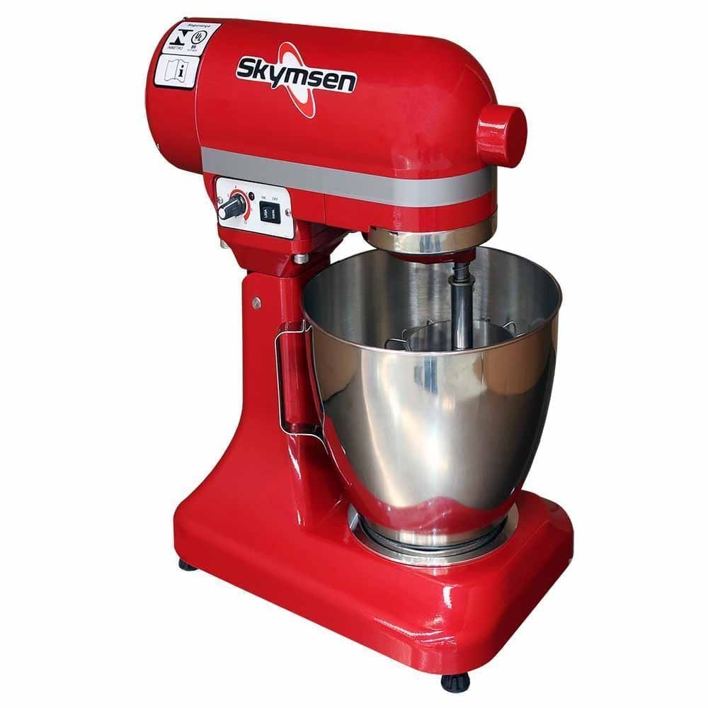 Batedeira Planetária 5 Litros BPS05N Skymsen Batedeira Planetária 5 Litros Vermelha 220v