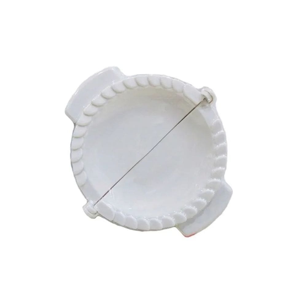 Molde embalado em molde de empanada, utensílio de cozinha de plástico redondo de 18 cm
