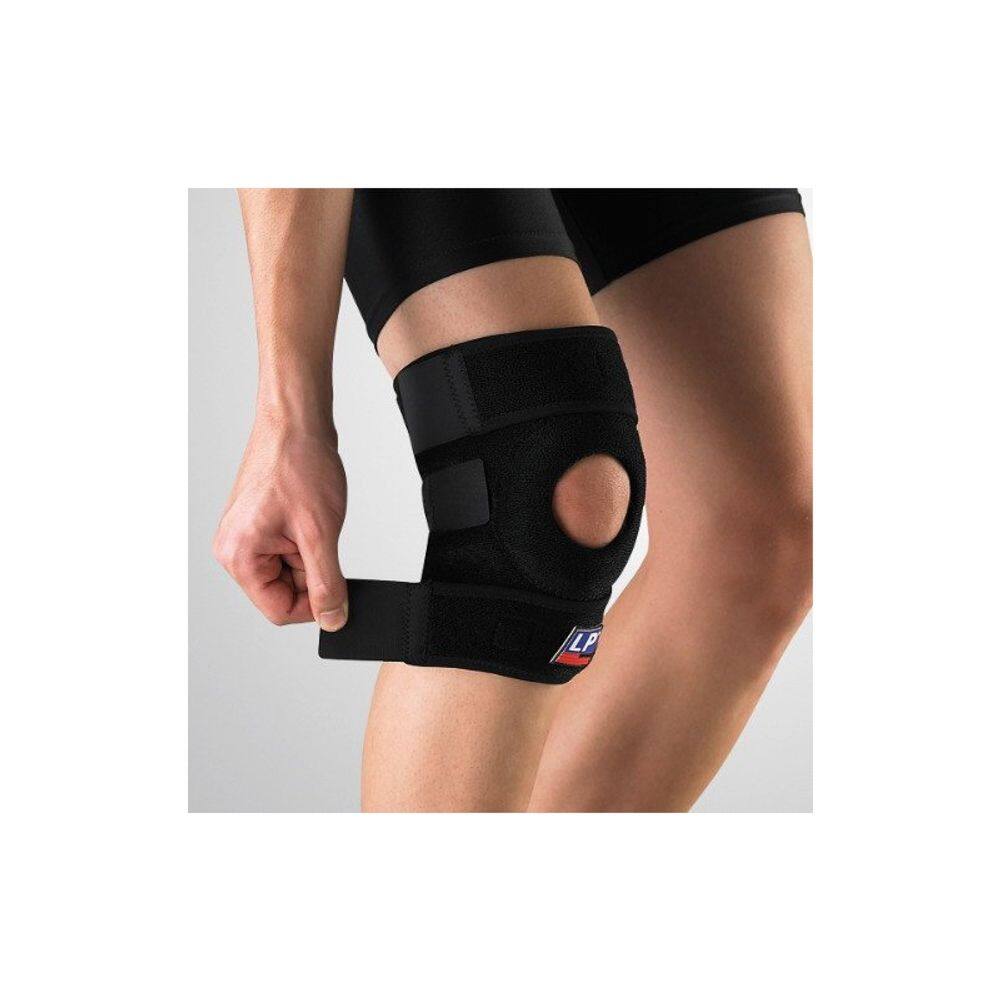 Proteção reforçada das barras laterais da patela com joelheiras