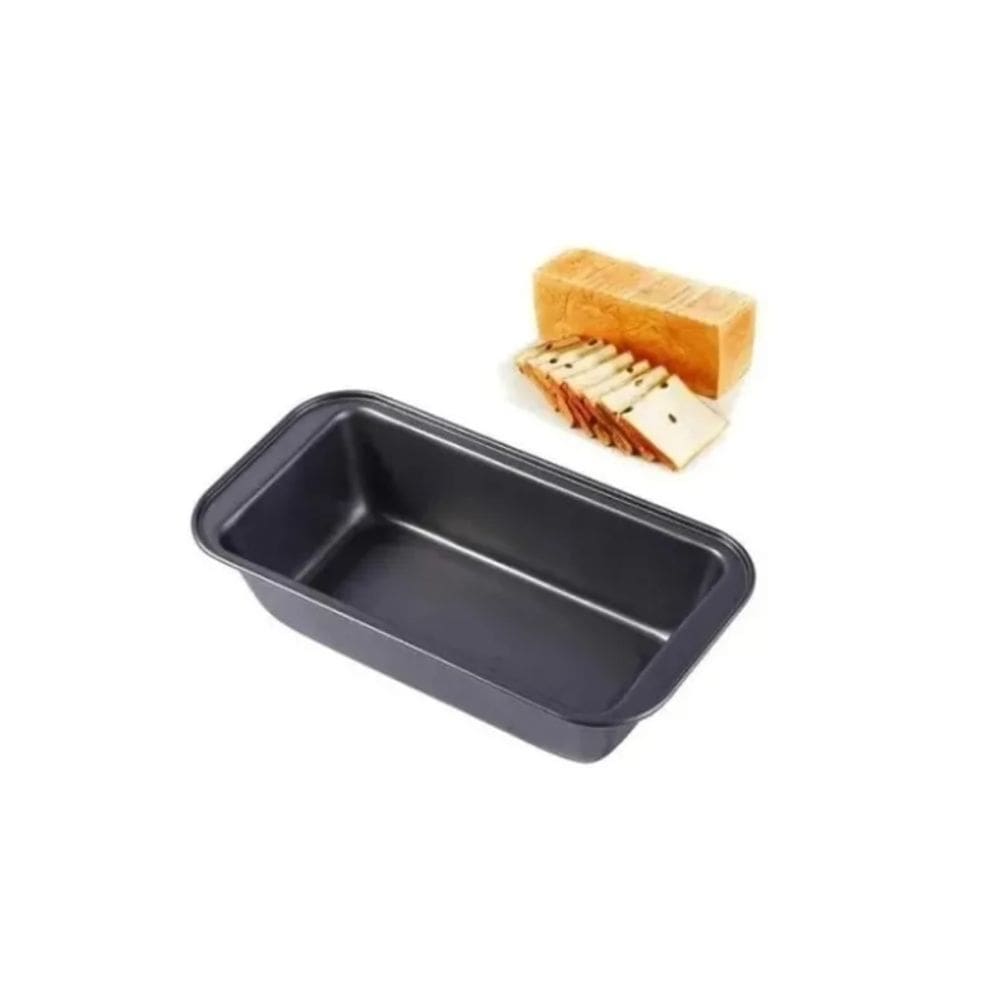 Pacote de moldes de pão x2 com revestimento de teflon 29 cm x 13 cm x 7 cm