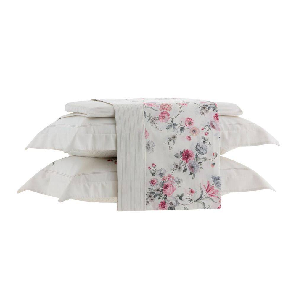 Jogo de lençol Solteiro Kacyumara Satinée 300 Fios Egípcio 3 Pçs