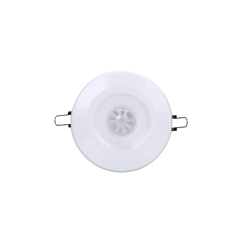 Sensor De Presença Margirius Standard Mpt-40ef De Embutir Teto De Gesso Bivolt Branco