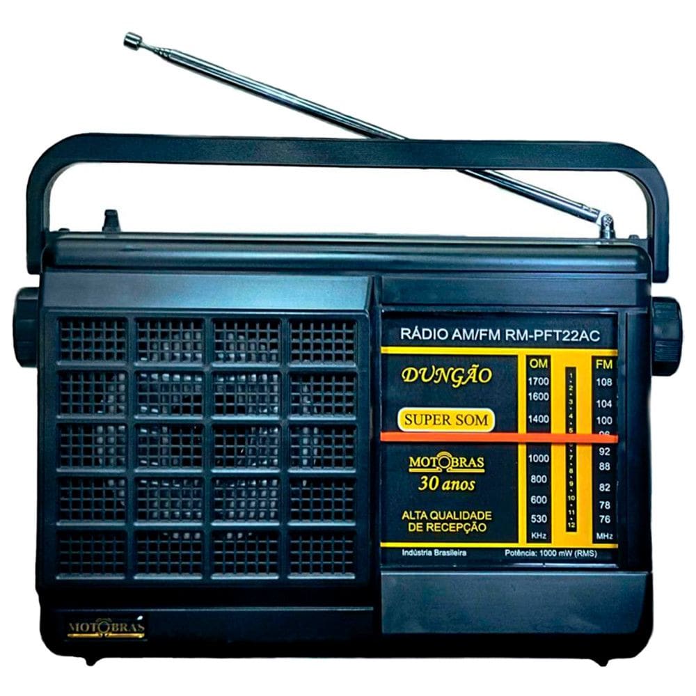 Radio Portatil Motobras 2FXS AM FM RMPFT21AC/22AC