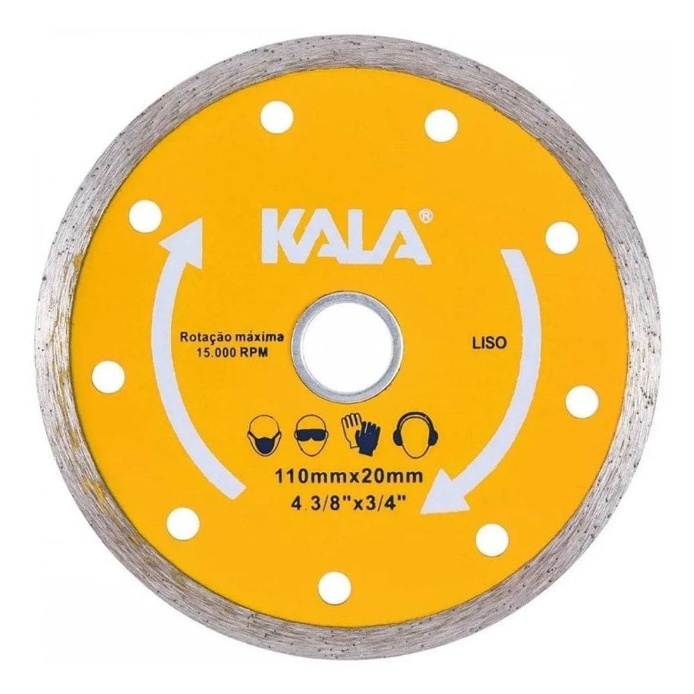 Disco Diamantado Liso 110mm X 20mm Lj Kala - 139394