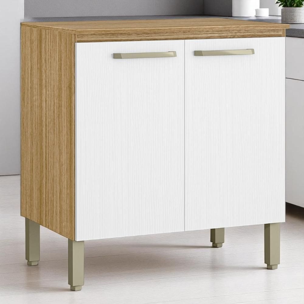 Balcão 2 portas 800 c/ Tampo Lapis Freijó Supremo