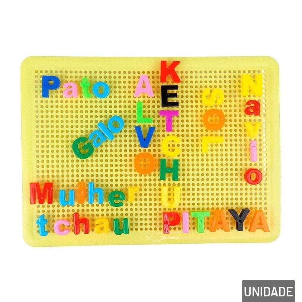 Brinquedo Educativo 140 Pç Número e Letra Creative - Tudo em Caixa