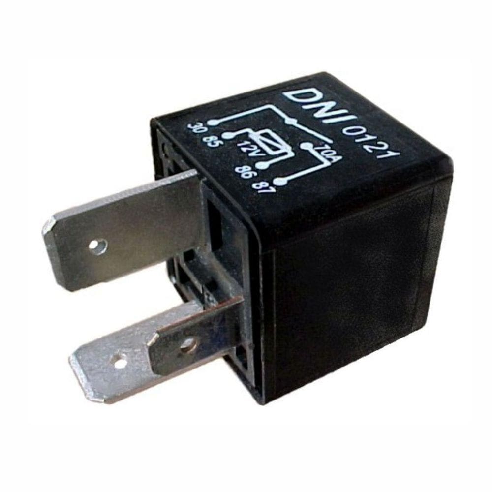 Rele Auxiliar S/Suporte 70A 12V Terminais Largo -Dni0121