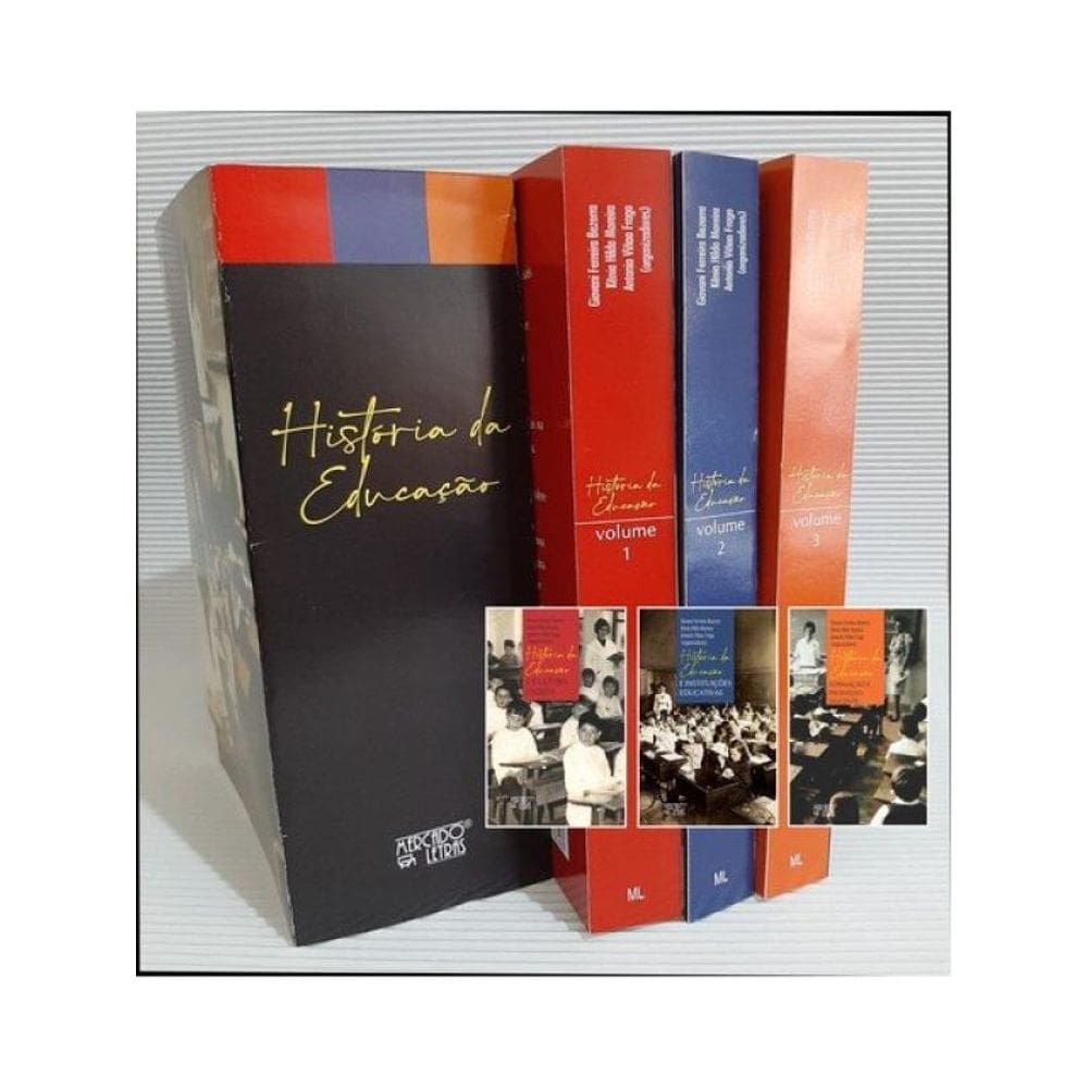 História Da Educação E Cultura Escrita - 3 Volumes