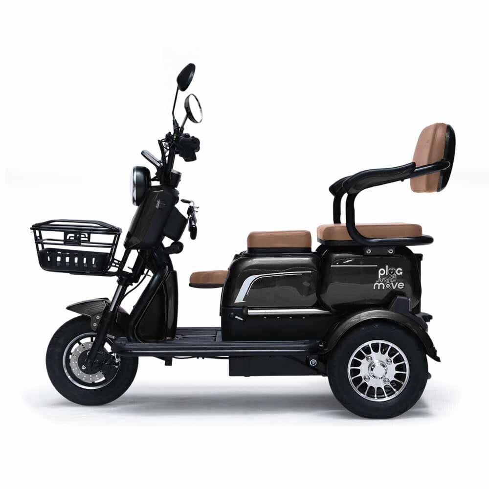 Triciclo Elétrico - Smart PAM 800w 60v Lithium - Preto - Plug and Move