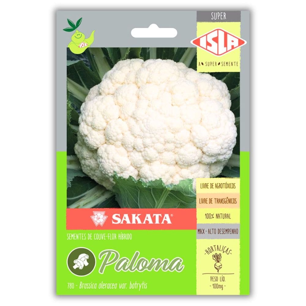 Semente Couve-flor Hibrido Paloma Super ISLA