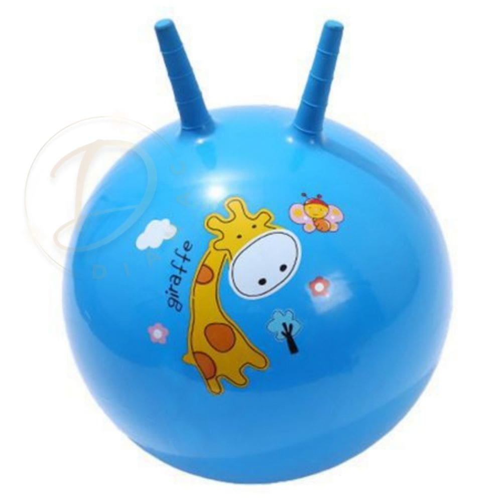 Borracha Jumping Ball para crianças de 60 cm Hi Jump com bomba inflável