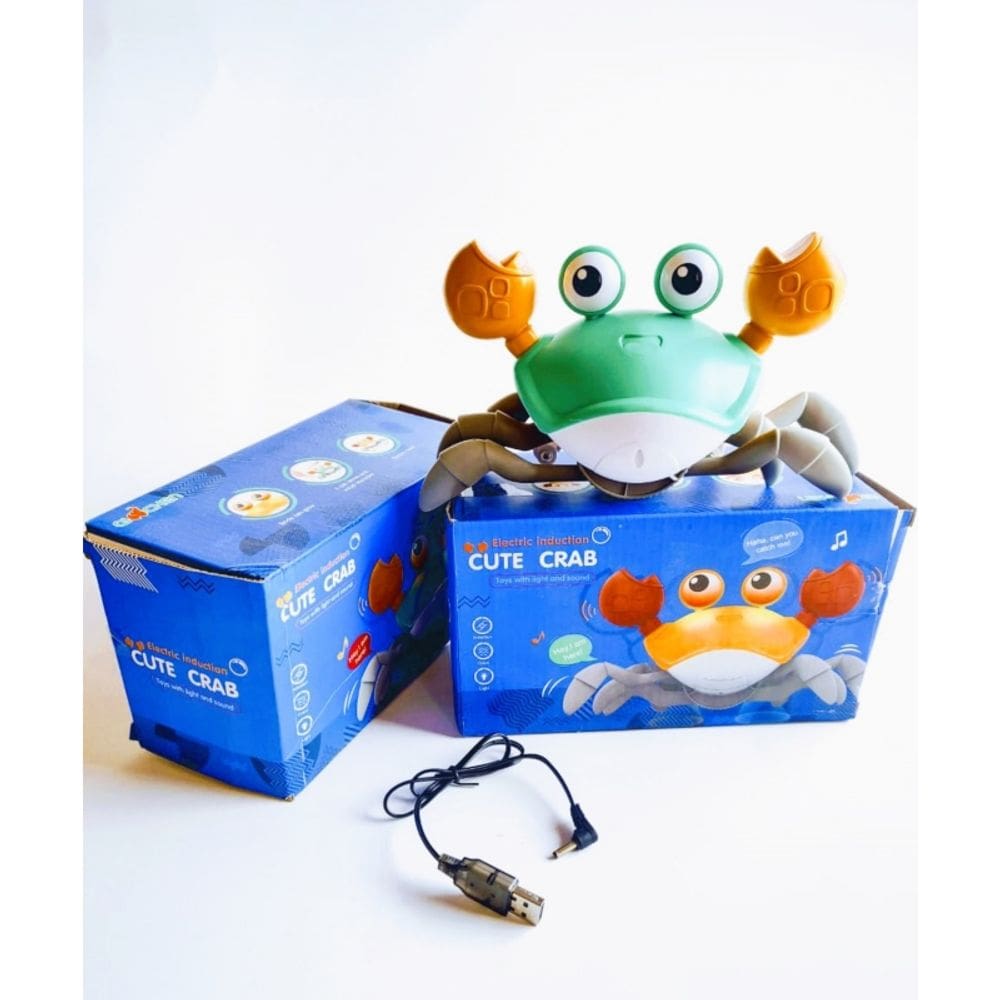 Carregamento USB TikTok Crab Toy Fugitive com luzes e sons