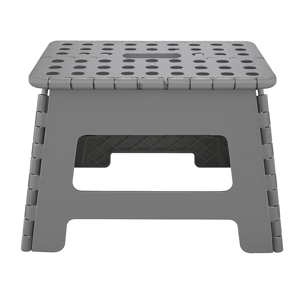 Banqueta Plástico Dobrável Banco Portátil Até 150kg 22cm