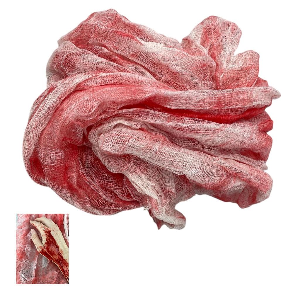 Toalha com Sangue Falso Halloween Dia das Bruxas Pano Ensanguentado Festa Tematica Decoraçao Horripilante Susto