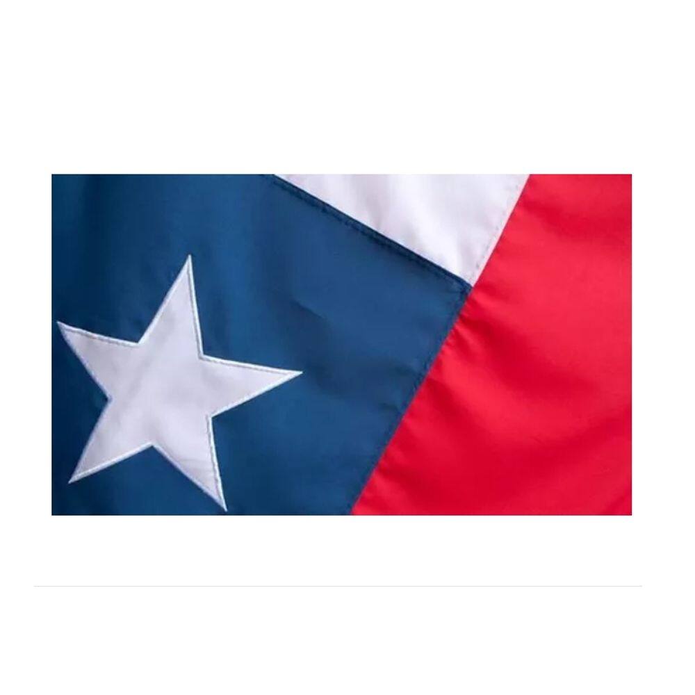 Bandeira: tecido reforçado chileno de 60x90cm com estrela bordada