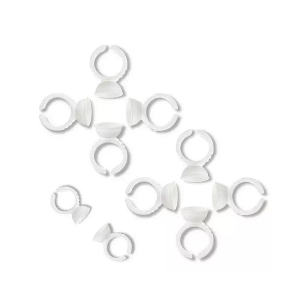 Conjunto de 40 anéis de cola para extensão de cílios